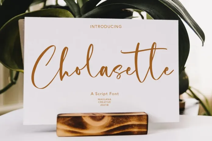 Cholasette Font