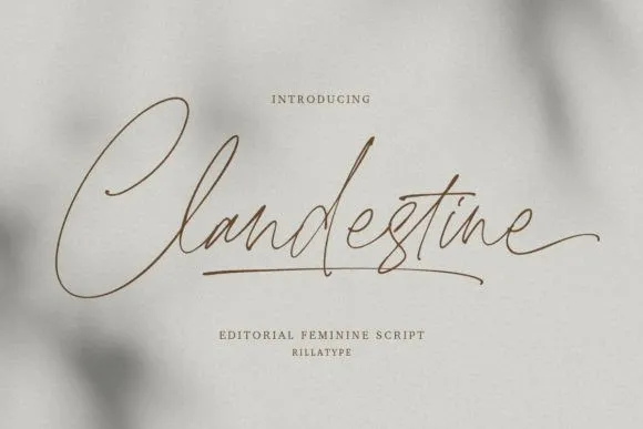 Clandestine Font