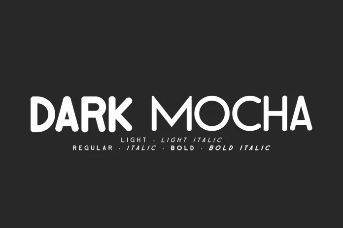 Dark Mocha Font