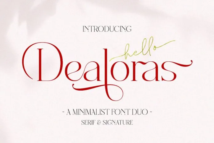 Dealoras Duo Font Family