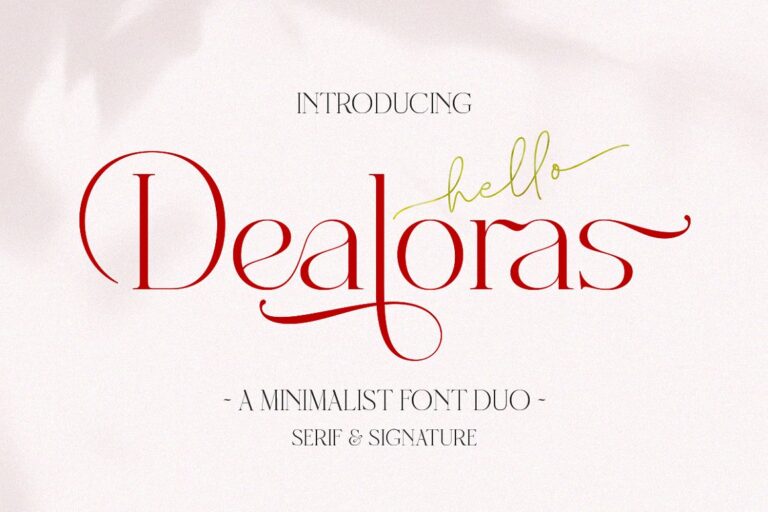Dealoras Duo Font Family