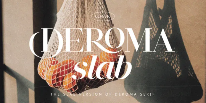 Deroma Slab Font