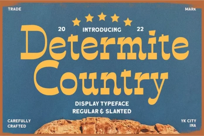 Determite Country Font