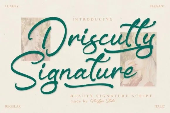 Driscutty Signature Font