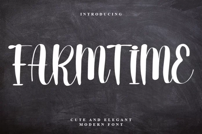 FARMTIME Font