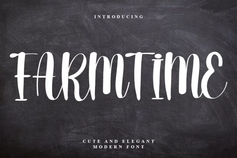 FARMTIME Font