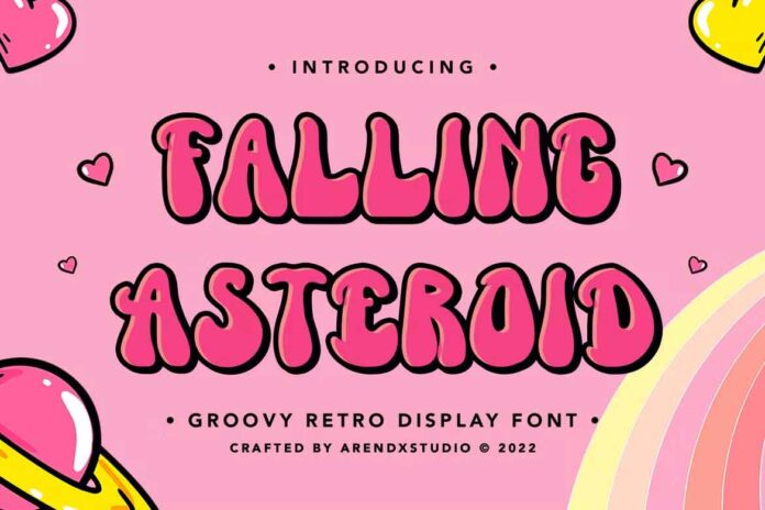 Falling Asteroid Font