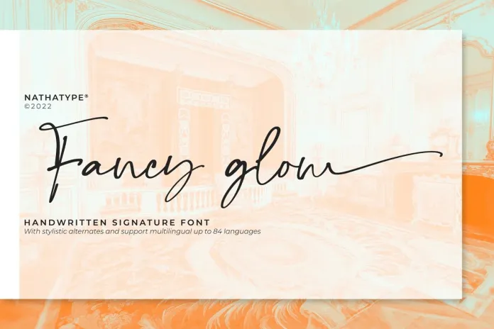 Fancy Glow Font