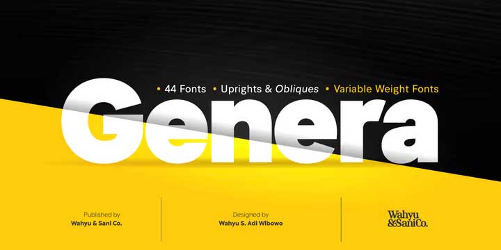 Genera Font