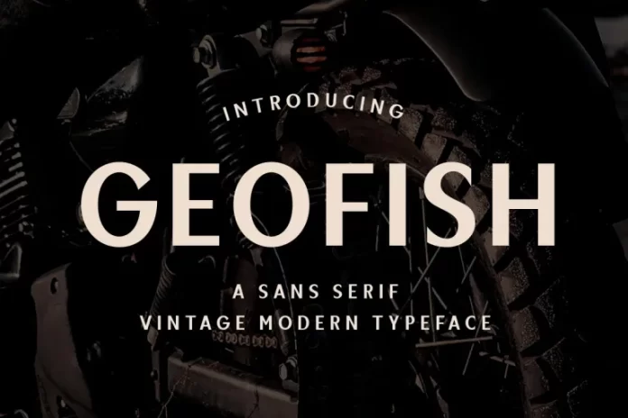 Geofish Font