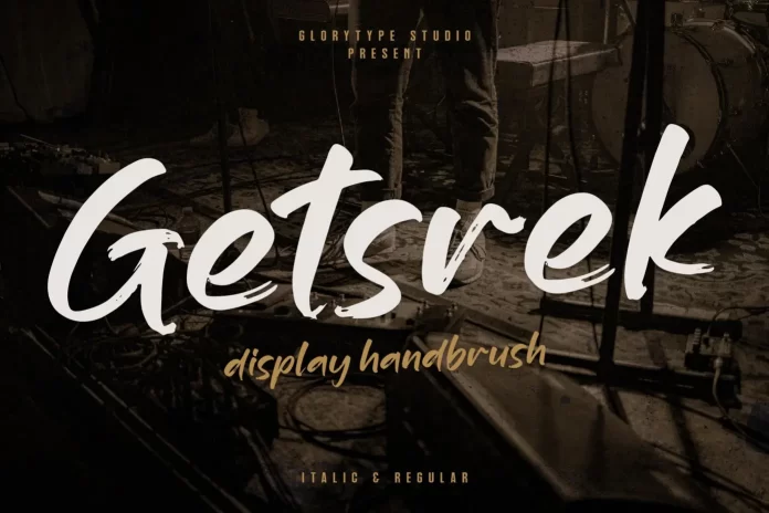 Getsrek Font
