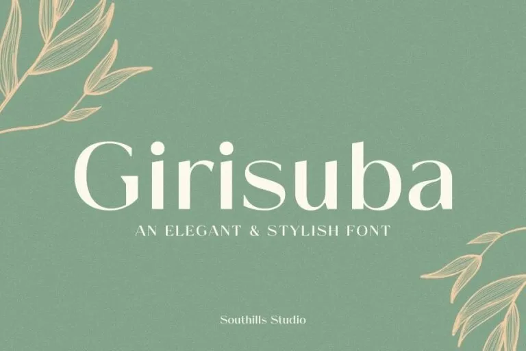 Girisuba Font