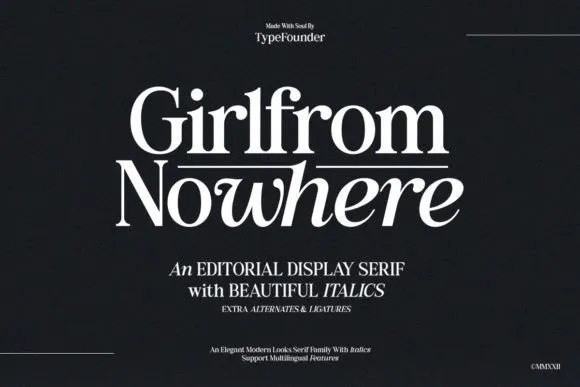 Girlfrom Nowhere Font