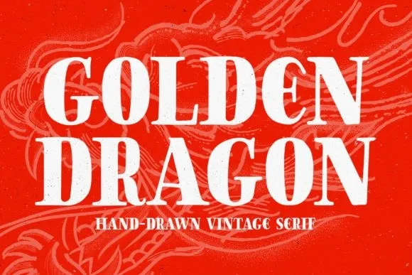 Golden Dragon Font