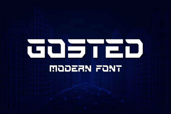 Gosted Font