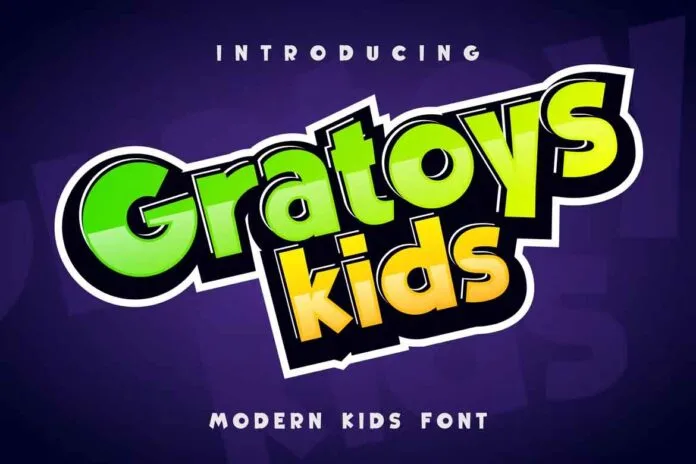 Gratoys Kids Font Gratoys Kids Font