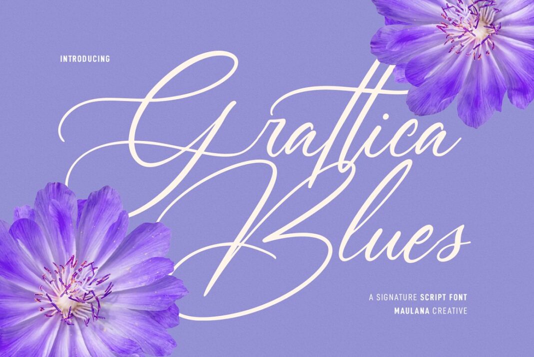 Grattica Blues Script Font