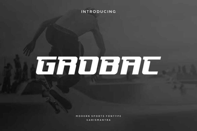 Grobac Font