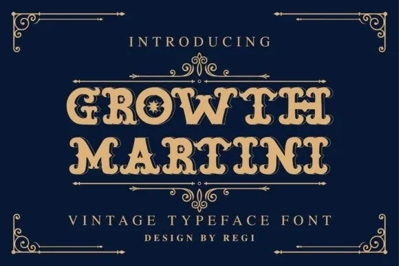 Growth Martini Font