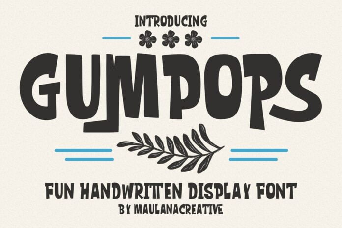 Gumpops Font