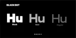 HU Blackout Font Family