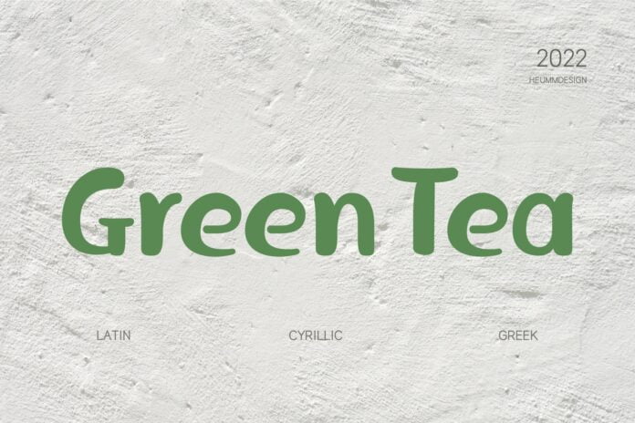HU Green Tea Font