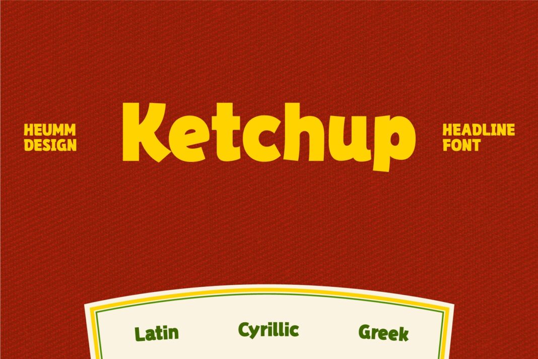 HU Ketchup Font