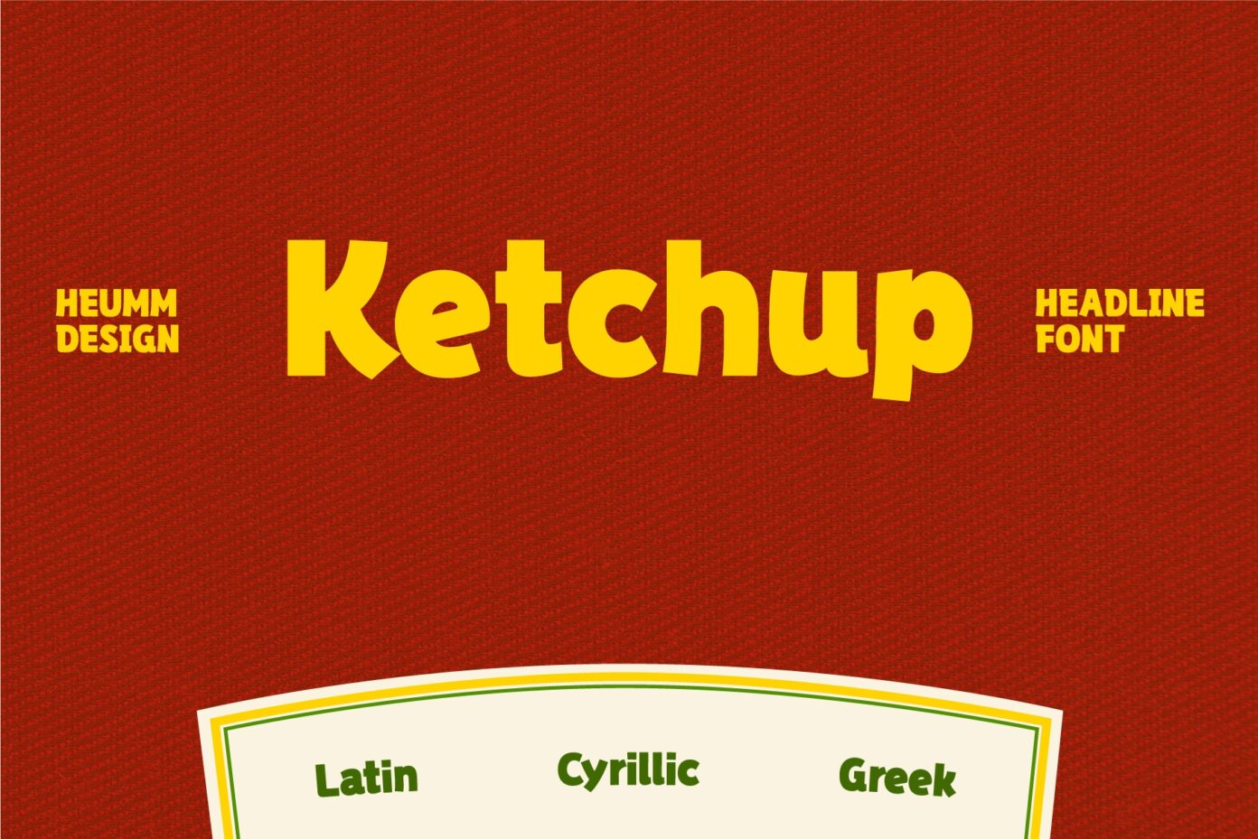 HU Ketchup Font