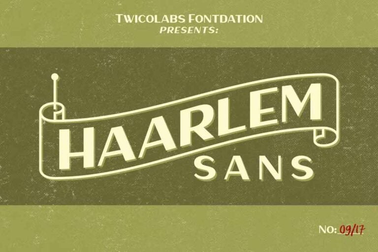 Haarlem Sans Font