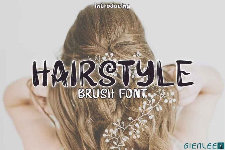 Hairstyle Font