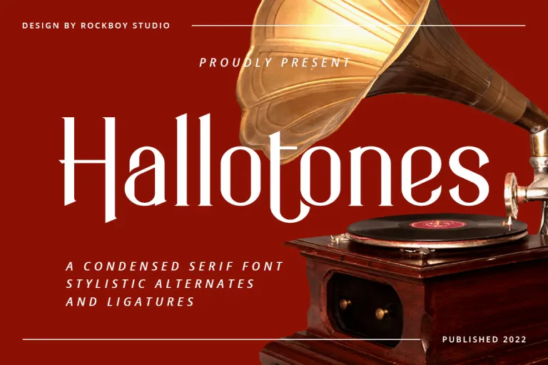 Hallotones Font