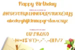 Happy Birthday Typeface