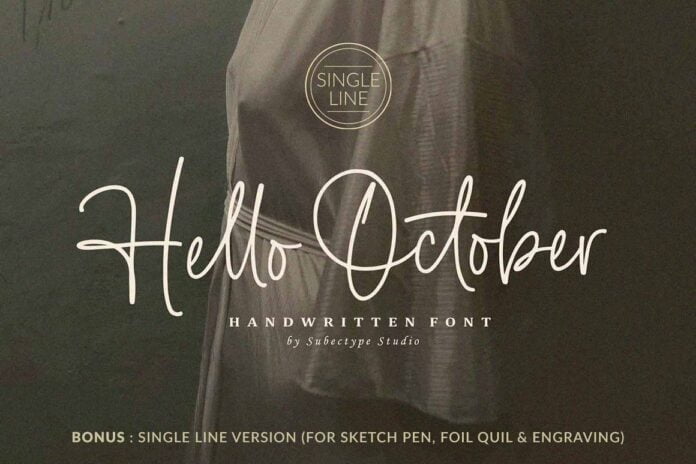 Hello October Font
