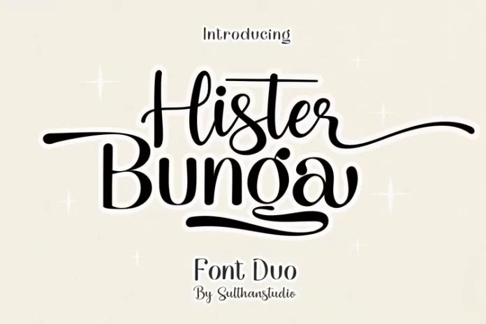 Hister Bunga Font