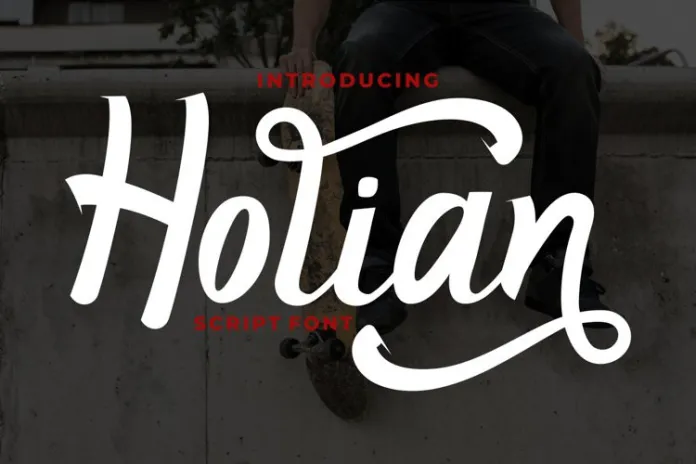 Holian – Bold Script Font