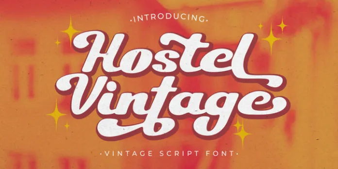 Hostel Vintage Font Family