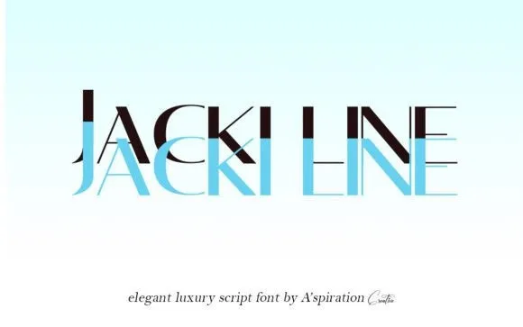 Jacki Line Font