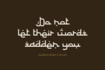 Jamillah Arabic Font