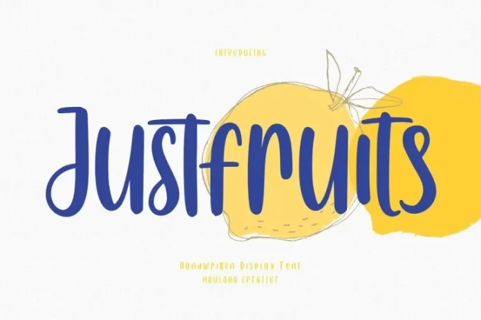 Justfruits Font