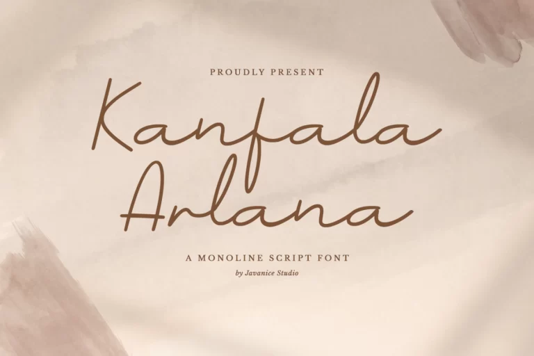 Kanfala Arlana Font