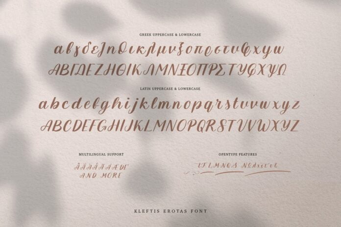 Kleftis Erotas | Script Font