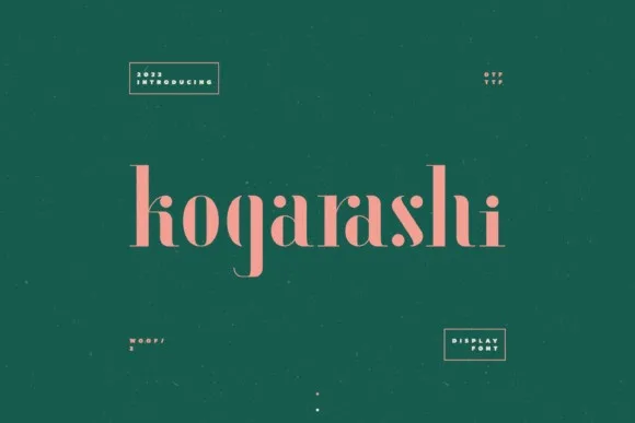 Kogarashi Font