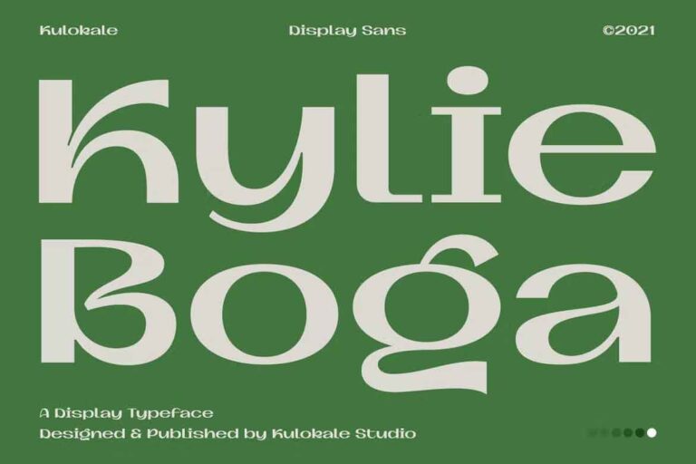 Kylie Boga Font