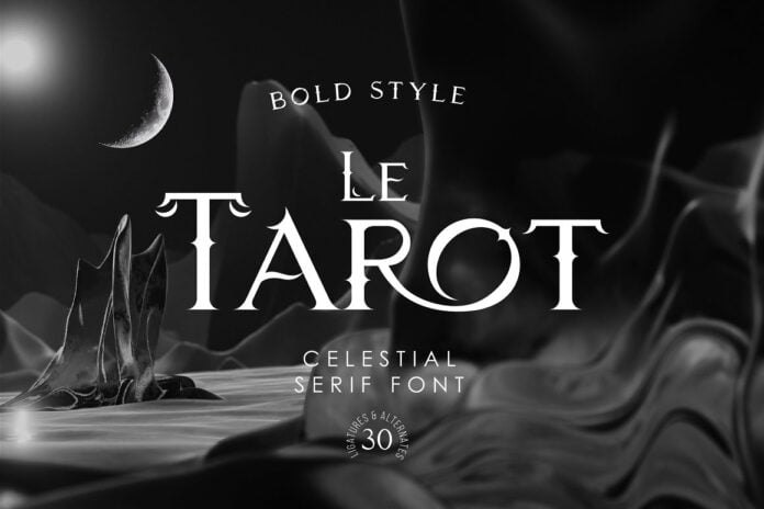 Le Tarot Bold – Celestial Serif Font