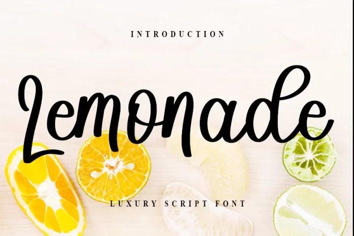 Lemonade Font