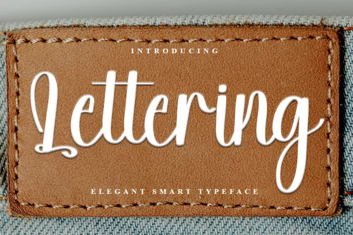 Lettering Font