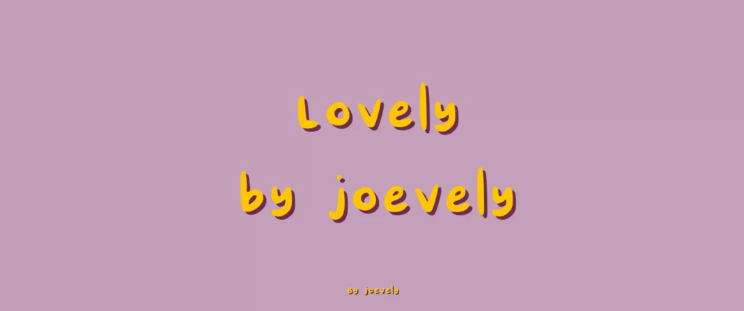 Lovely Display Typeface