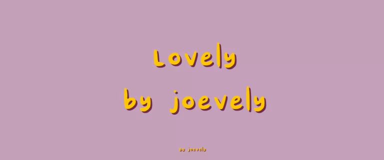 Lovely Display Typeface