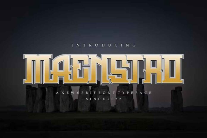 Maenstro Font
