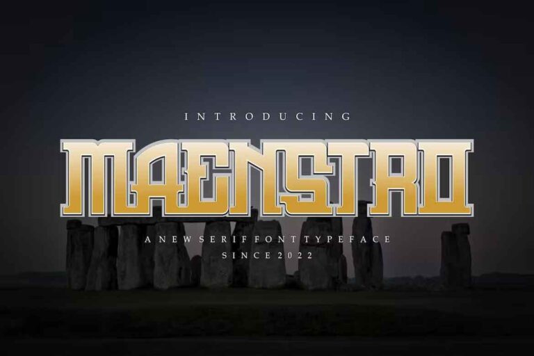 Maenstro Font